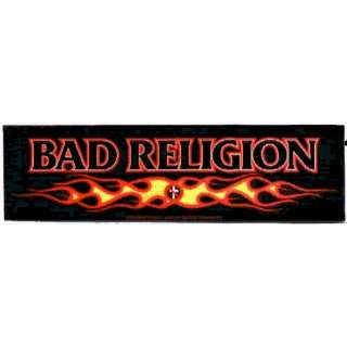 Bad Religion   Rectangle Flames Logo   Sticker / Decalv