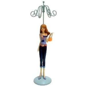   Mod Girl Jewelry Holder, Lovely Girl Collection, Denim Capris, 1 Pound