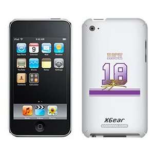  Sidney Rice Signed Jersey on iPod Touch 4G XGear Shell 