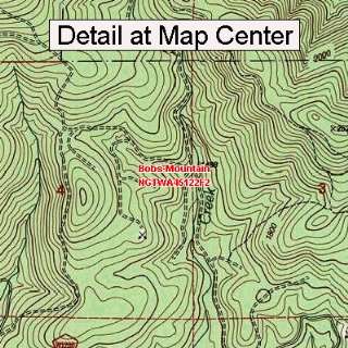  USGS Topographic Quadrangle Map   Bobs Mountain 