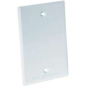  Do it Weatherproof Electrical Cover, WHT OUTDOOR BLANK 