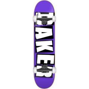  Baker Brand Logo Purple Complete Skateboard 8.47 w/Mini Logo 