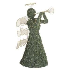  Gki/bethelem Lighting Trumpeting Angel Topiary 6 Foot 750 