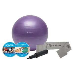  Gaiam Total Body Balance Ball Kit   Small Sports 