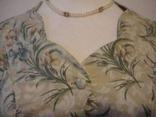 Vintage Laura Ashley ditsy floral cotton dress size 12  