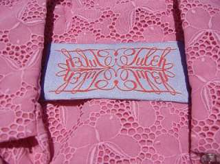MODERN ROMANCE***TULEH Pink Butterfly Lace Blouse XS  