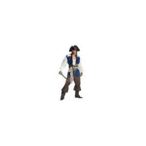  Captain Jack Sparrow Deluxe Costume   Young Adults Size 38 