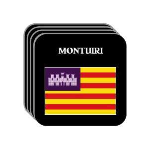 Balearic Islands   MONTUIRI Set of 4 Mini Mousepad Coasters
