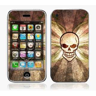  ~iPhone 3G Skin Decal Sticker   Laughing Skull~ 
