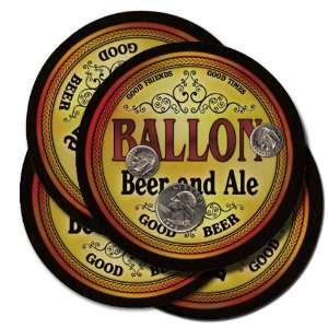  Ballon Beer and Ale Coaster Set