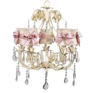 Ballroom Chandelier with Optional Shade Finish Pink