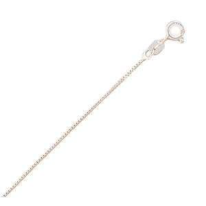  012 Box Chain Necklace, 15 inch Jewelry