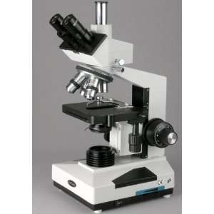 Trinocular Darkfield Compound Microscope w/ 30w Light  