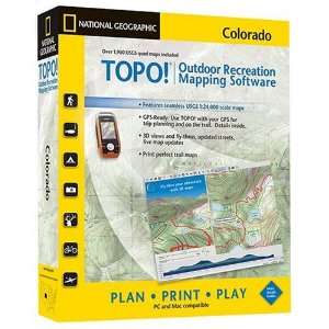  National Geographic TOPO USGS Colorado Map Compatible DVD 