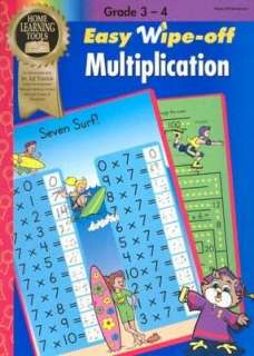   Easy Wipe Off Multiplication Grades 3 4 Math by 