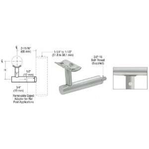  CRL Brushed Stainless Post Mounted Hand Railing Bracket by 