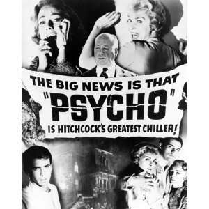 Psycho Movie Poster (27 x 40 Inches   69cm x 102cm) (1969) Style C  