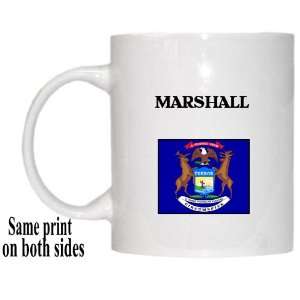    US State Flag   MARSHALL, Michigan (MI) Mug 