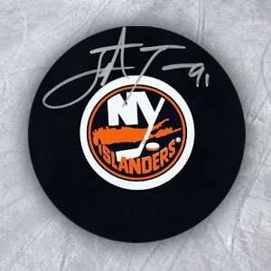 John Tavares New York Islanders Autographed/Hand Signed Hockey Puck
