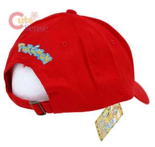 Pokemon Trainer Baseball Cap  Adjustable Hat  Canvas  