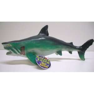  Toy Teal Green Shark with Squeaker Toys & Games