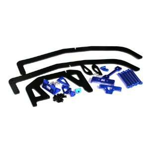    Integy Roll Cage+Wing Mount Traxxas Jato INTT7927BLUE Toys & Games