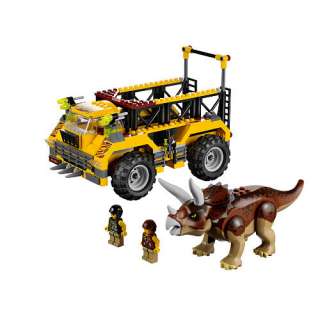   2012 Lego Dinosaur Set 5887 Dino Defense HQ / 5885 Triceratops Trapper