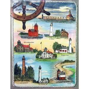  9 Light Michigan Collage 550pc Puzzle Toys & Games
