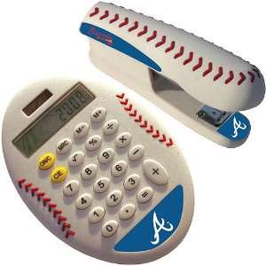 ProMark Atlanta Braves Stapler & Calculator Set Sports 