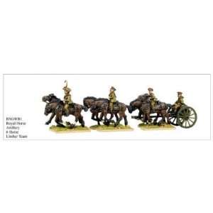   War British Royal Artillery 6 Horse Limber Team (1) Toys & Games