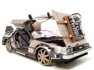   of Back To The Future Time Machine die cast model car by Sunstar