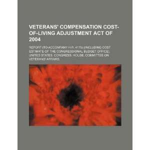  Veterans Compensation Cost of Living Adjustment Act of 