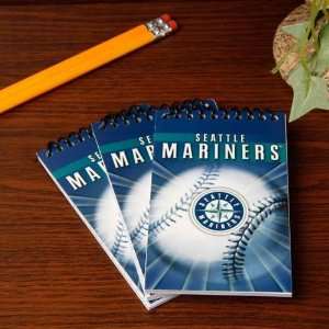 MLB Seattle Mariners 3 Pack Team Memo Pads  Sports 