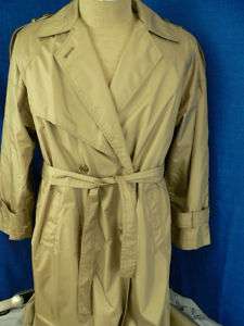 GALLERY Womens Trench Coat Size 11/12 Petite  