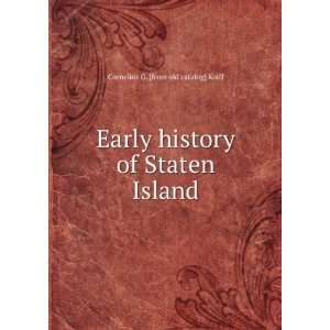   history of Staten Island Cornelius G. [from old catalog] Kolff Books