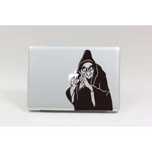  TOP DECAL Witch   Macbook Decal Sticker Humor Partial Art 