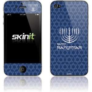  Happy Hanukkah   Star of David skin for Apple iPhone 4 