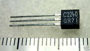 20 pcs NPN Transistor 2SC2240 C2240 TO 92 Toshiba  