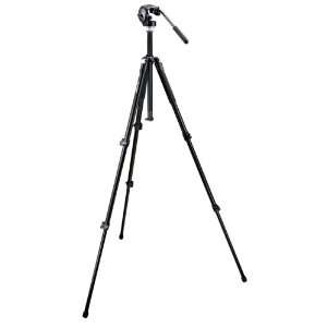   Classic 055XB Tripod (Black) Outfit with 128RC (3130) Micro Fluid Head