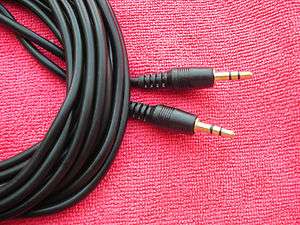 1X 3.5mm MALE to JACK Headphone Stereo Audio AUX Cable 3M  