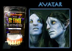 Halloween Foam latex Avatar Teeth Brows Mask lot.  