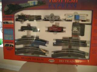 HO TWILIGHT EXPRESS SOUTHERN R R COMPLETE TRAIN SET  