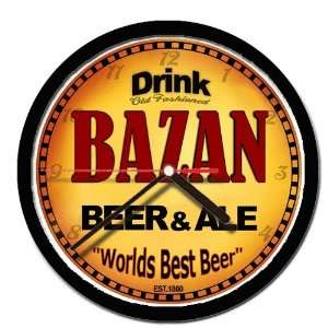  BAZAN beer and ale cerveza wall clock 