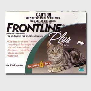  Frontline CFRCATPLUS6 Frontline Plus For All Cats Pet 