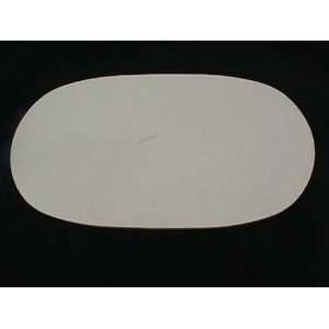  Ceramic bisque unpainted oval large bisque sign 14w8h 1 
