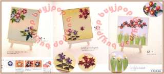 Japanese Craft Book PAPER QUILL Applique Quilling card  