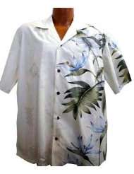 Exclusive Hawaiian Side Bird of Paradise Aloha Shirt