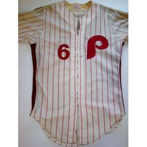  Ted Sizemore SIGNED Game Used 1978 Phillies Home Jersey 