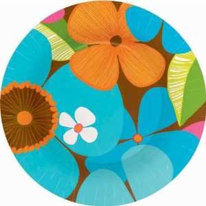  Totally Tropical Cool Dinner Plates 8ct
