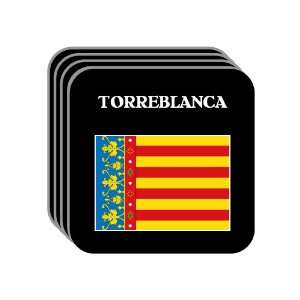  Comunitat Valenciana)   TORREBLANCA Set of 4 Mini Mousepad Coasters